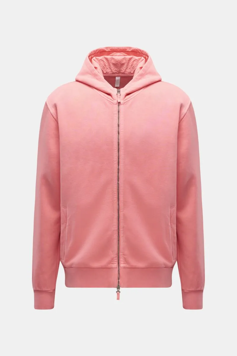 04651/ A TRIP IN A BAG sweat jacket 'AF Full Zip' coral