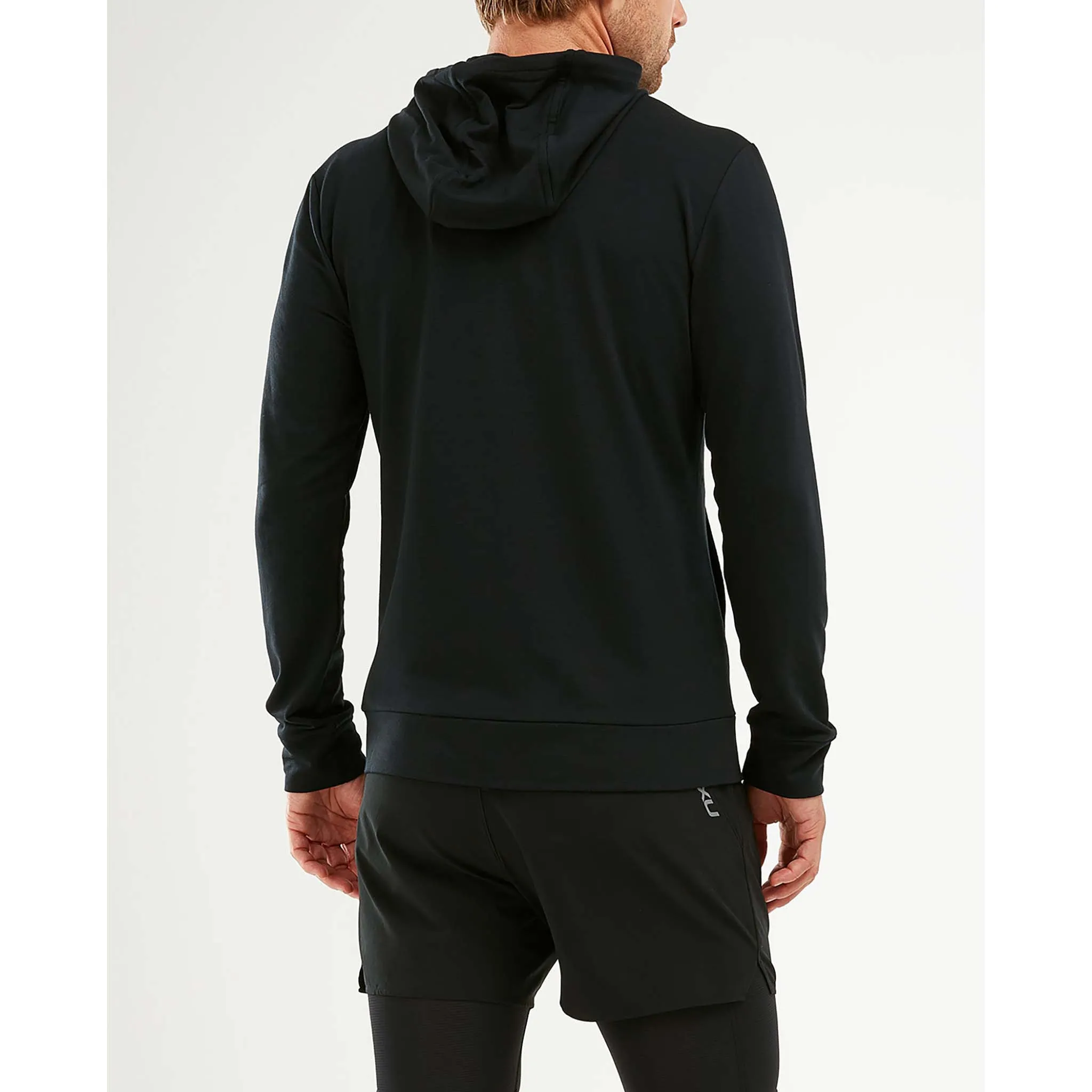 2XU Transit Zip Hoodie chandail kangourou avec fermeture eclair pour homme