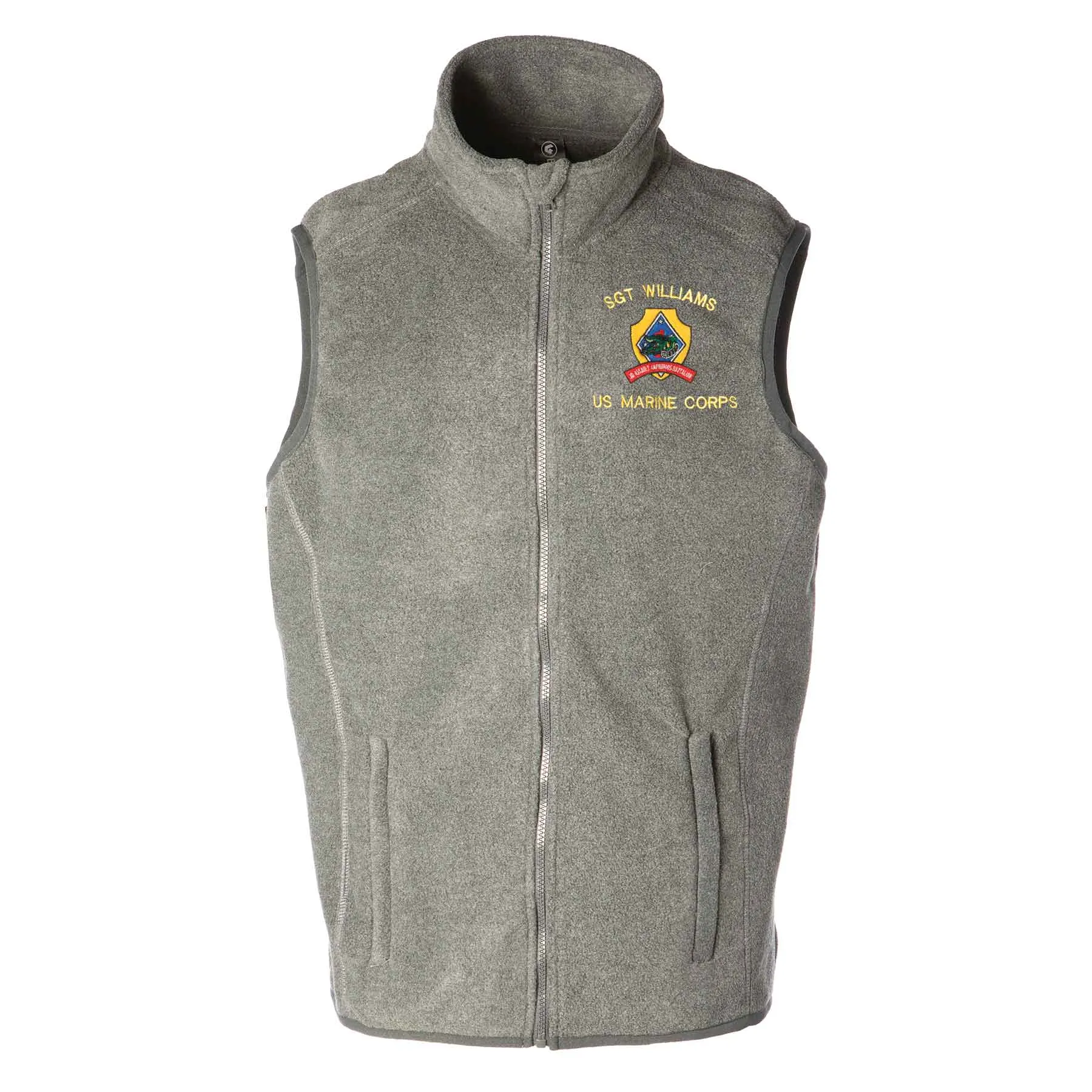 3rd Amphibious Assault Bn Embroidered Fleece Vest