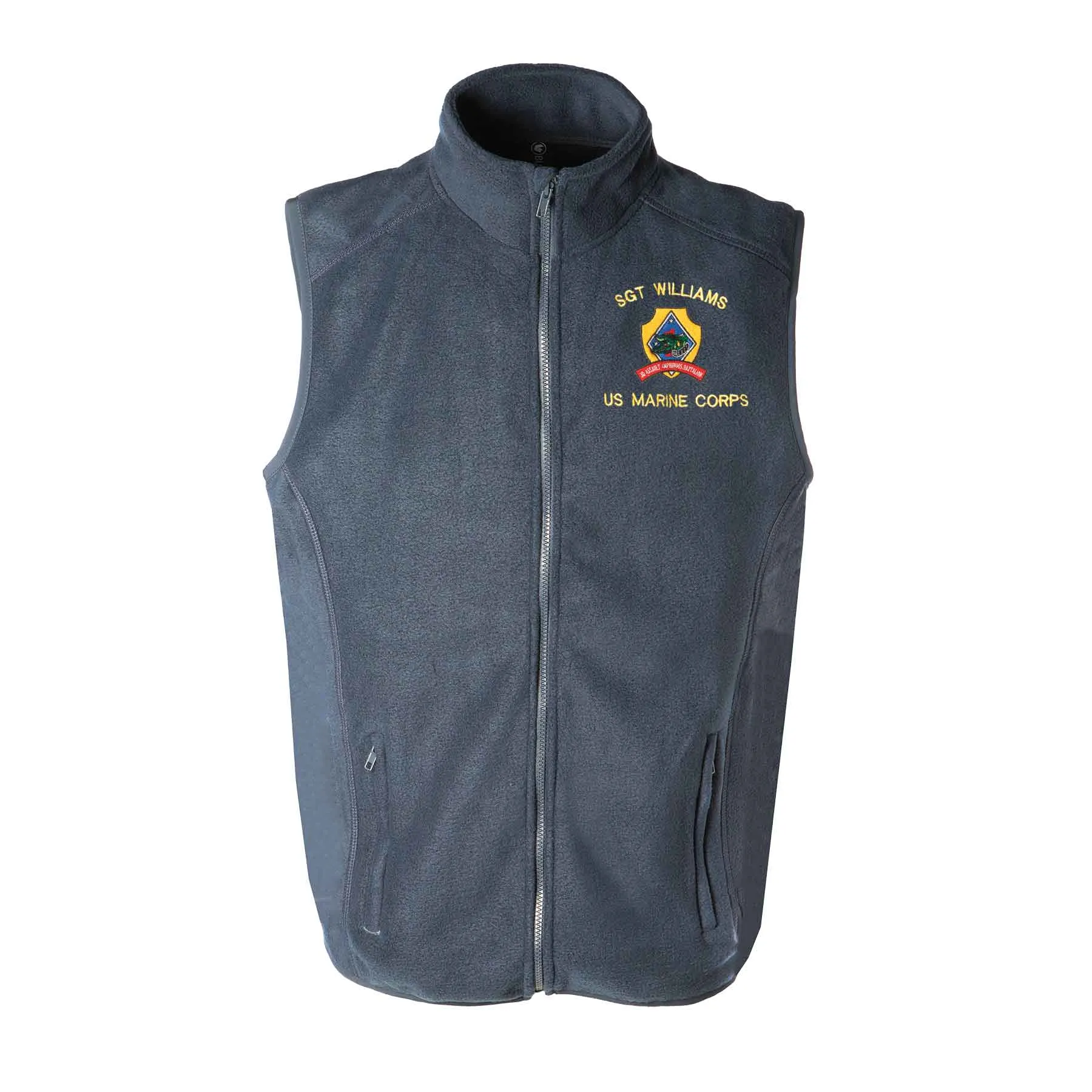 3rd Amphibious Assault Bn Embroidered Fleece Vest