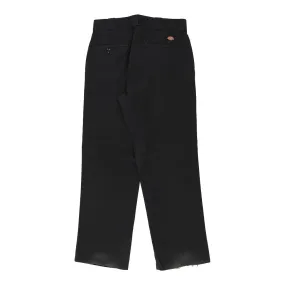 874 Dickies Trousers - 30W 30L Black Cotton Blend