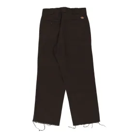 874 Dickies Trousers - 32W 28L Brown Cotton Blend