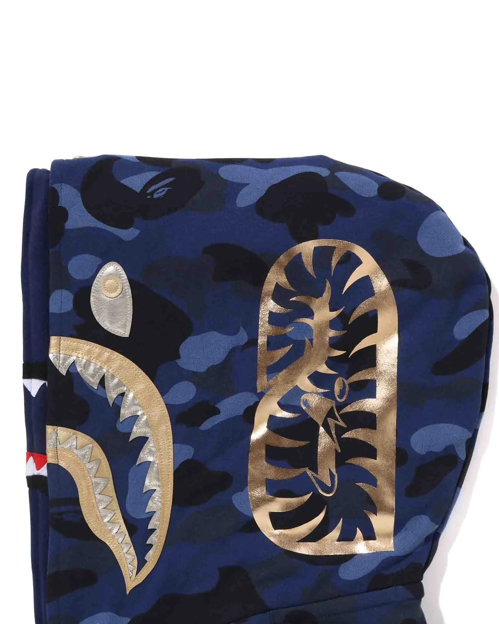 A Bathing Ape COLOR CAMO DOUBLE SHARK FULL ZIP HOODIE