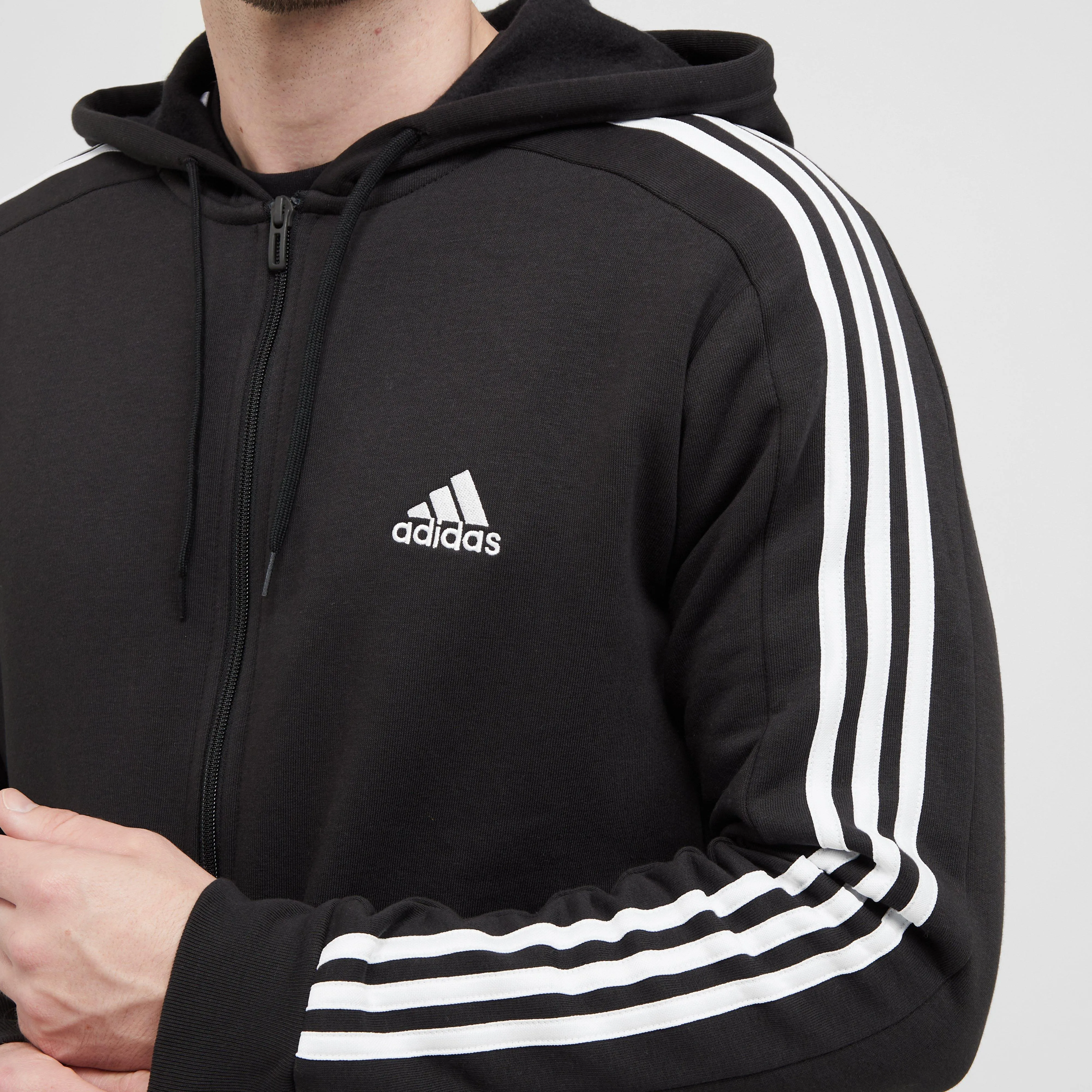 adidas Men's 3-Stripe Fleece Hoodie | Ultimate Outdoors