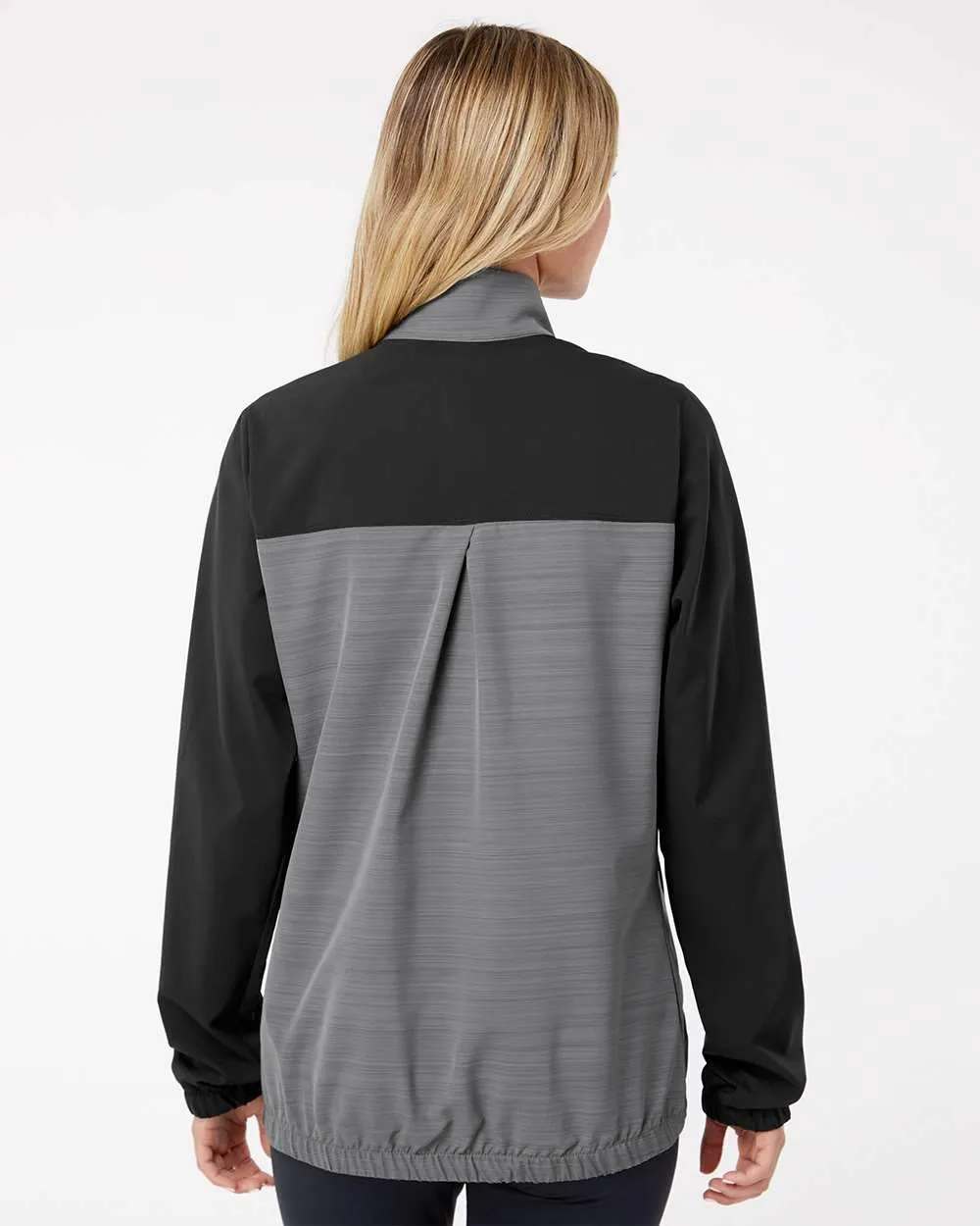 adidas - Women's Heather Block Full-Zip Wind Jacket