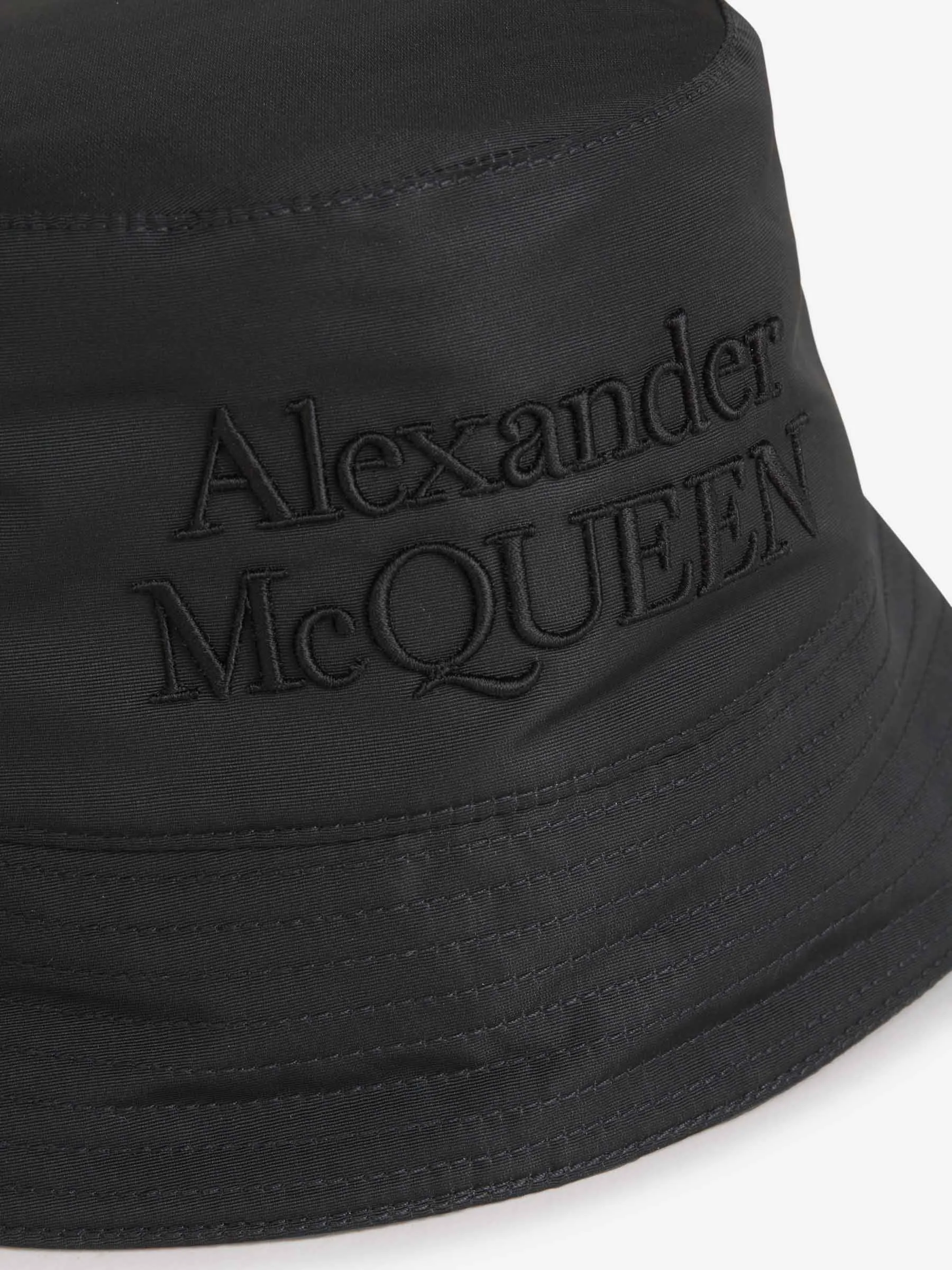 Alexander McQueen Logo Fisherman Bucket Hat 