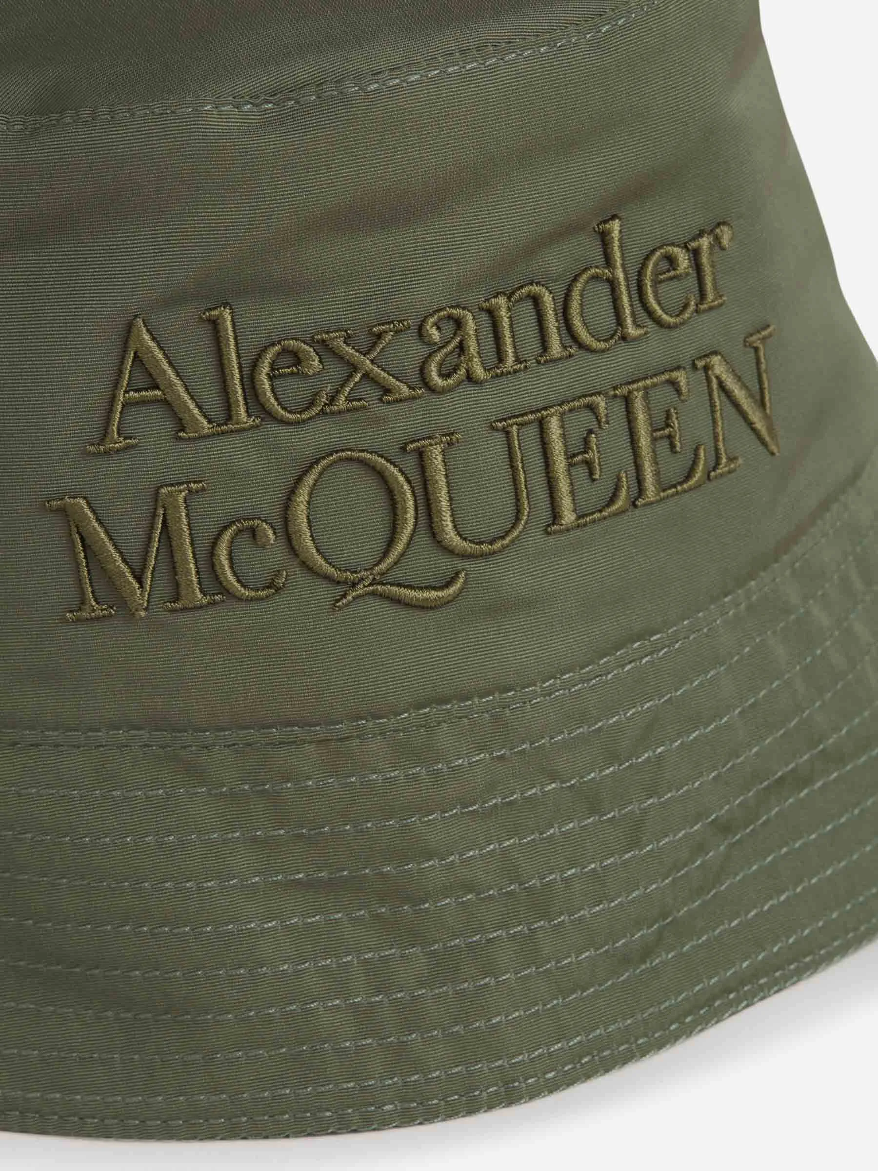 Alexander McQueen Logo Fisherman Bucket Hat 