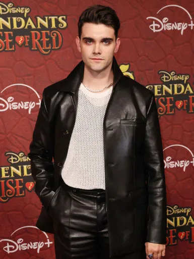 Anthony Pyatt Descendants The Rise Of Red Premiere Event Leather Jacket