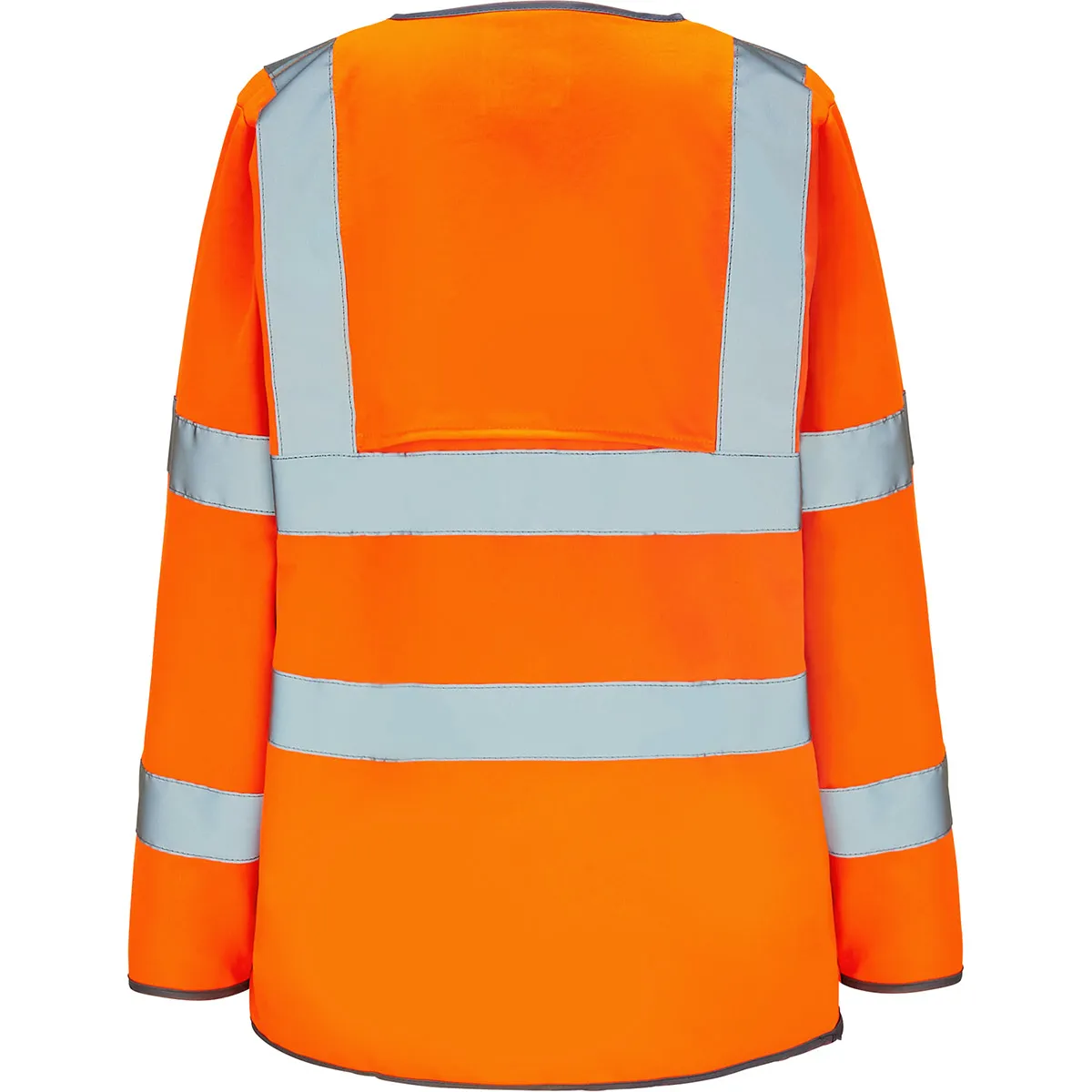 Arco Ultra Orange Long-Sleeve Zip-Up Hi-Vis Vest 5XL