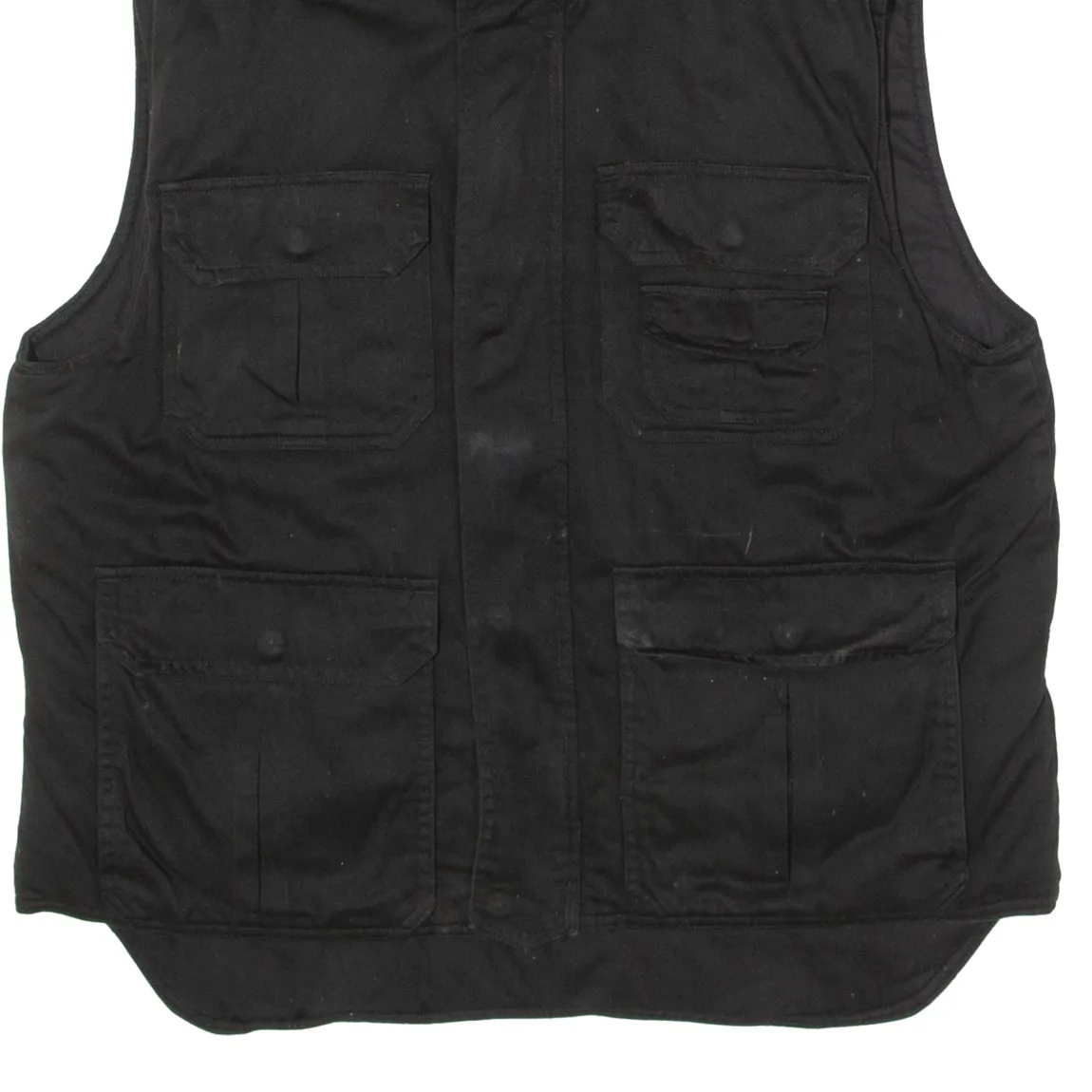 ARMYTEX Utility Mens Workwear Gilet Black Twill 90s L