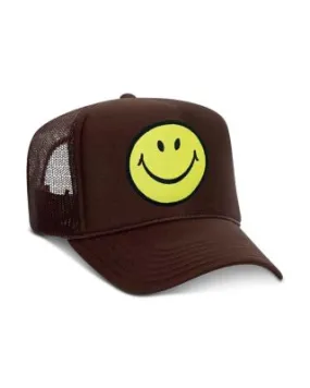 Aviator Nation Smiley Vintage Trucker Hat