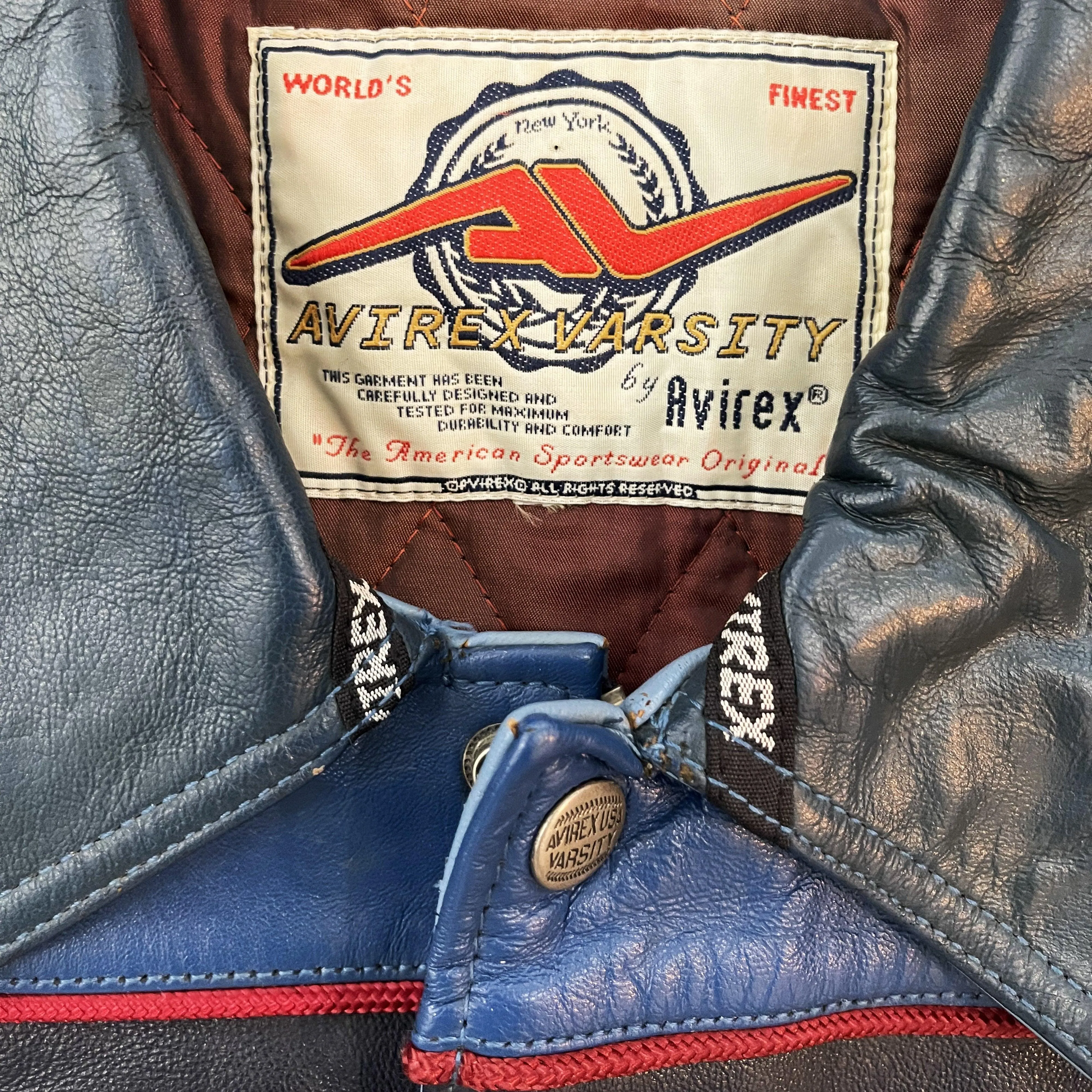 Avirex Leather Varsity Jacket