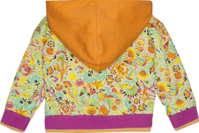 Baby Girls' Nano Noruk Floral Full Zip Hooded Jacket