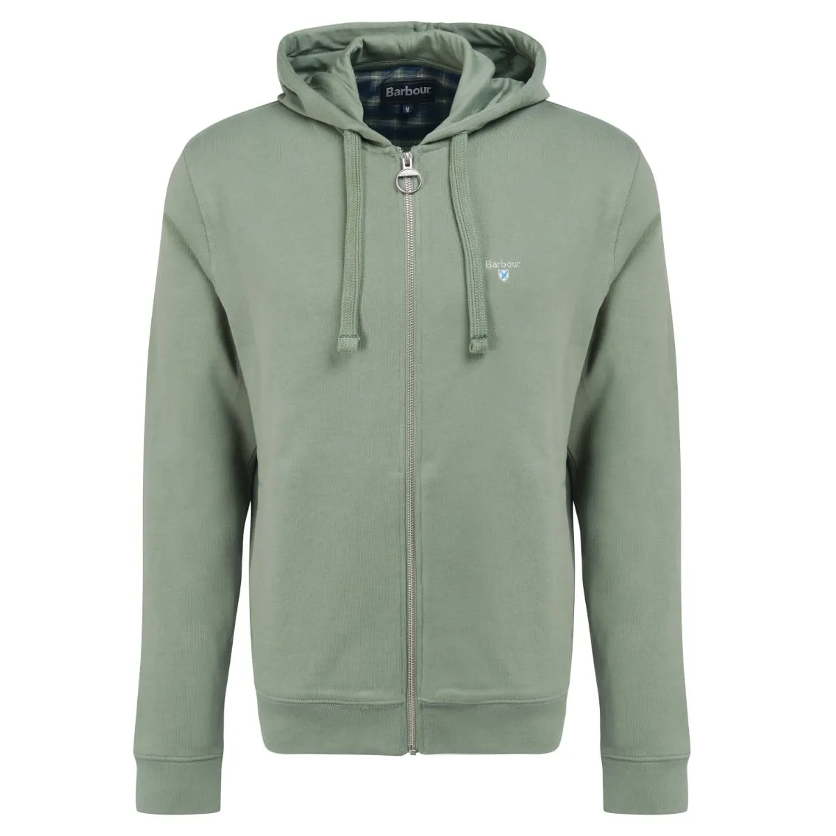 Barbour Wallington Men's Zip Hoodie | Agave Green