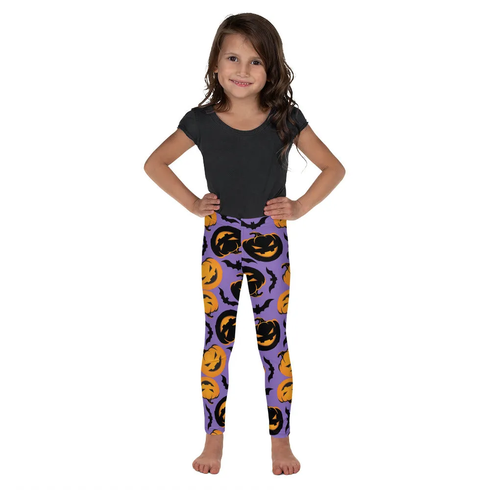 Bats and Jack O'Lanterns Kid's Leggings