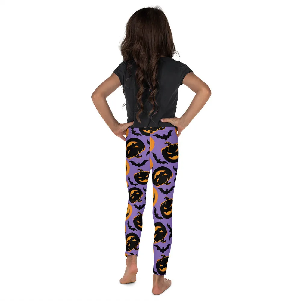 Bats and Jack O'Lanterns Kid's Leggings