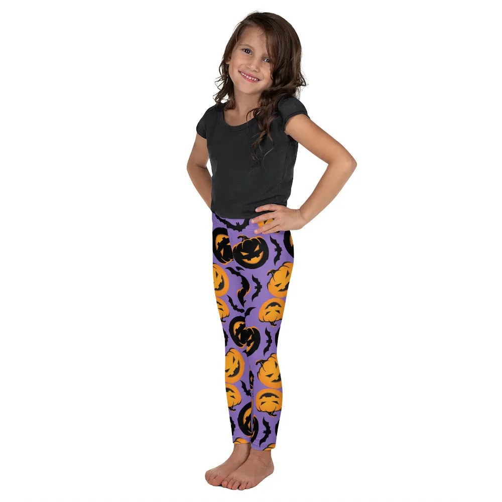 Bats and Jack O'Lanterns Kid's Leggings