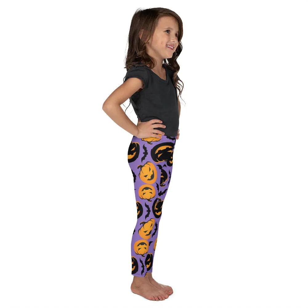 Bats and Jack O'Lanterns Kid's Leggings