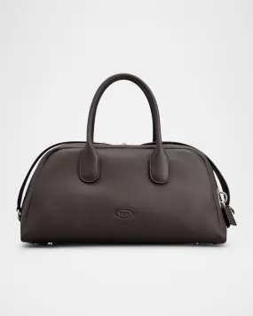 Bauletto Zip Leather Top-Handle Bag