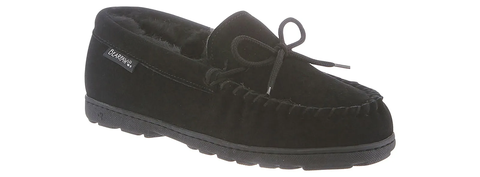 Bearpaw Mindy Black Women's Wide Width Slipper