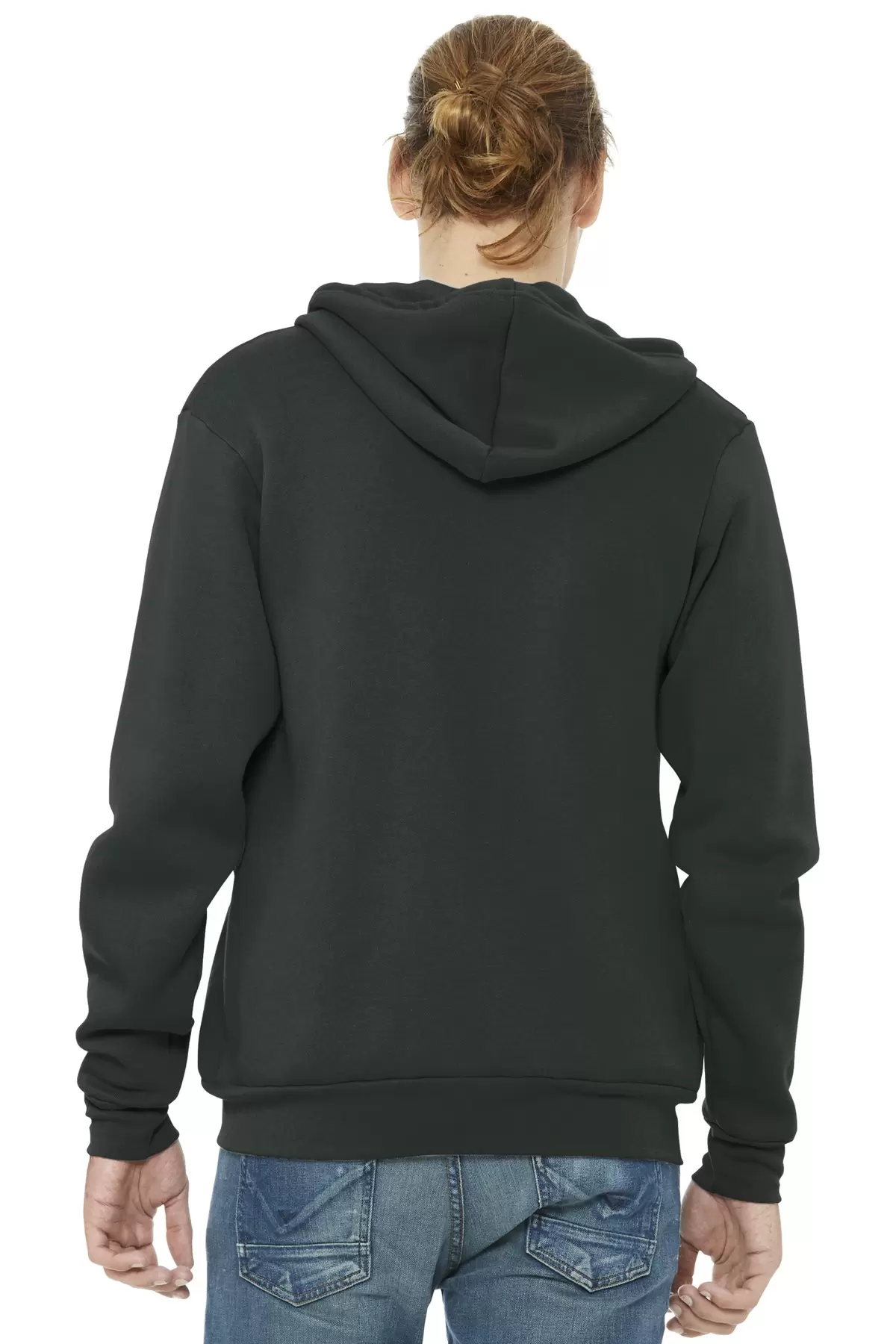 BELLA+CANVAS 3739 Unisex Poly-Cotton Fleece Zip Hoodie SKU: 3739