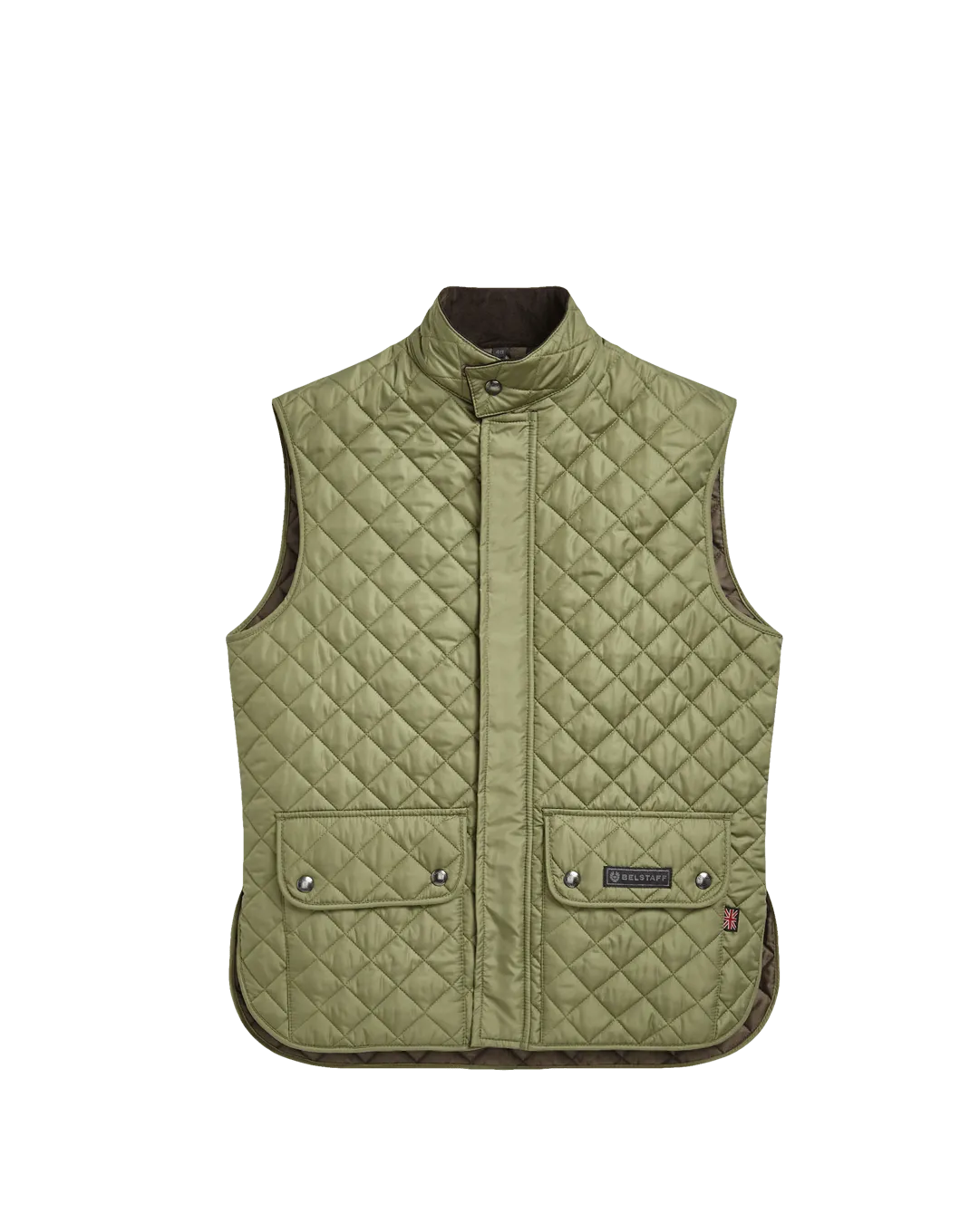 Belstaff Men's Waistcoat Quilted, bay leaf