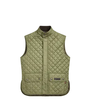 Belstaff Men's Waistcoat Quilted, bay leaf