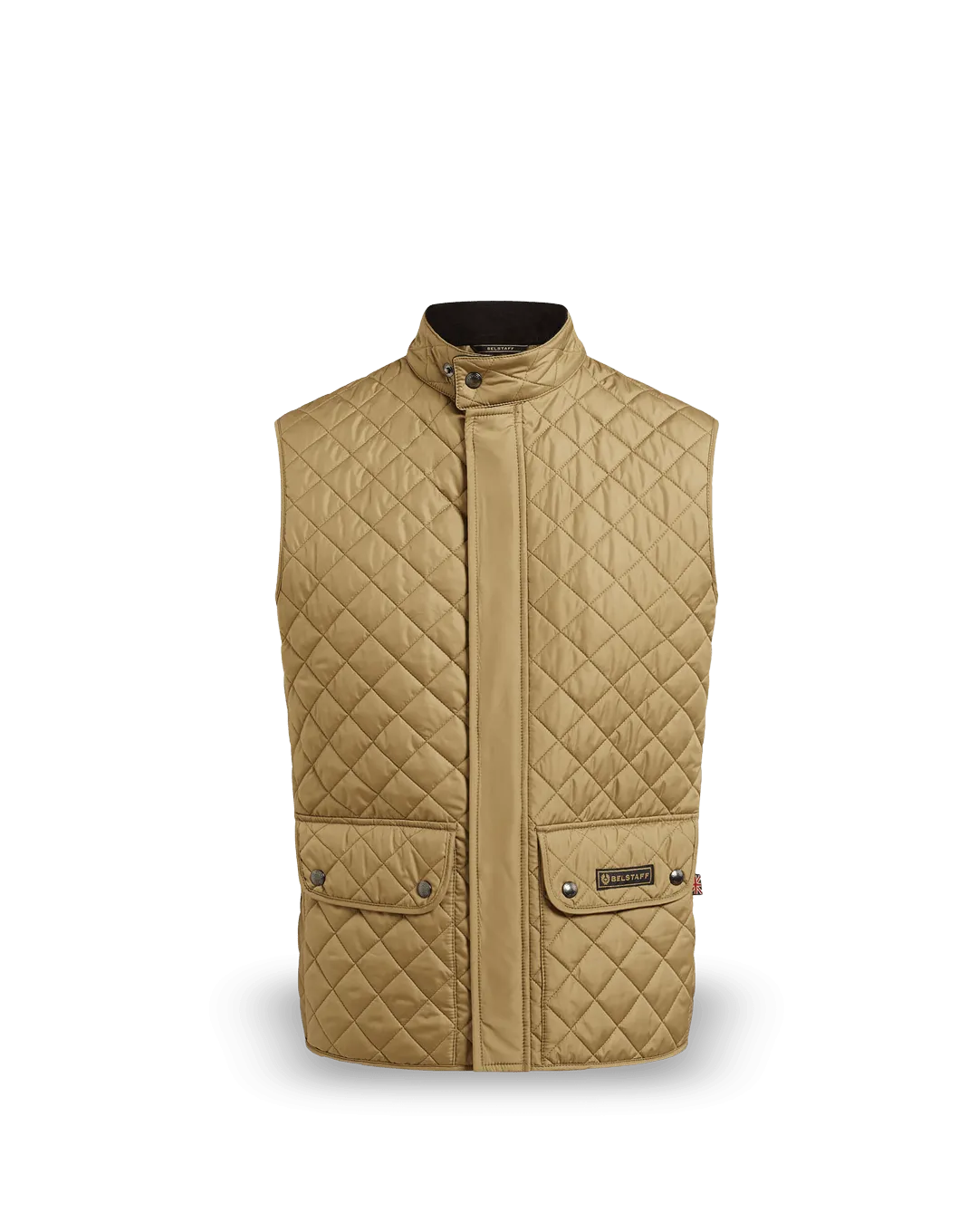 Belstaff Men's Waistcoat Quilted, khaki