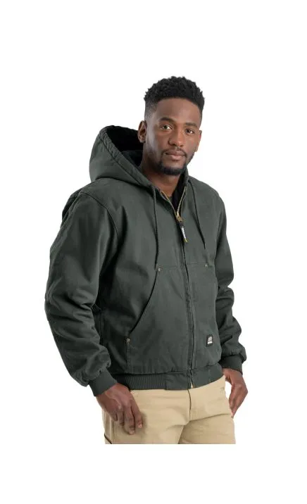 Berne HJ375 Men's Highland Washed Cotton Duck Hooded Jacket