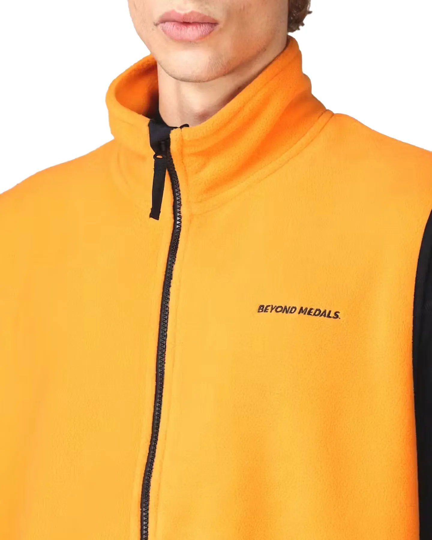 Beyond Medals Fleece Vest - Orange