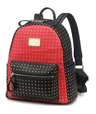 Black White Red Green Gold Studs Gothic Punk Rock Backpack