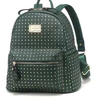 Black White Red Green Gold Studs Gothic Punk Rock Backpack