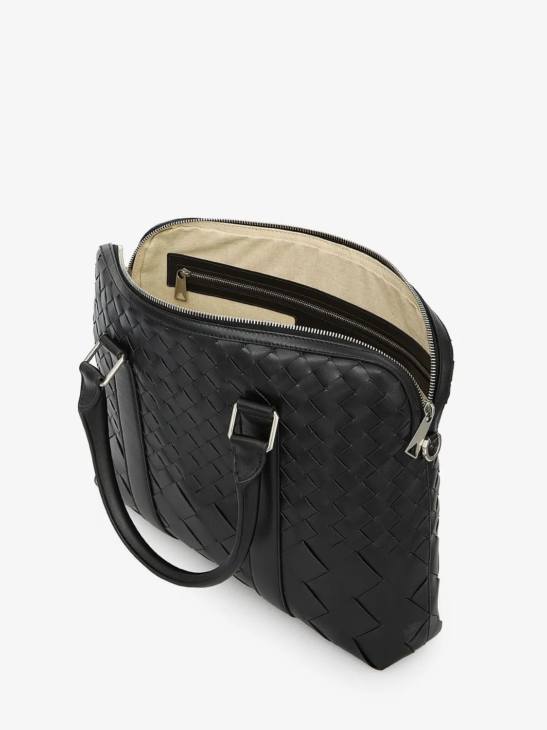 BOTTEGA VENETA Men's 100% Calf Leather Handbag | SS24 Collection