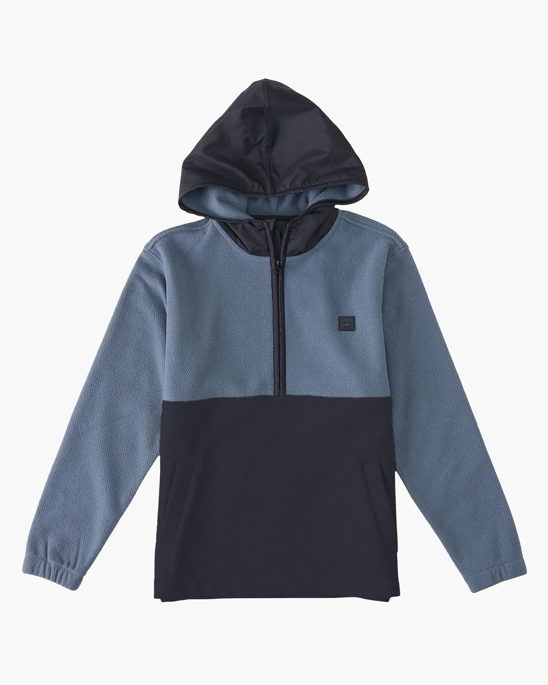 Boys Boundary Half-Zip Hooded Fleece - North Sea