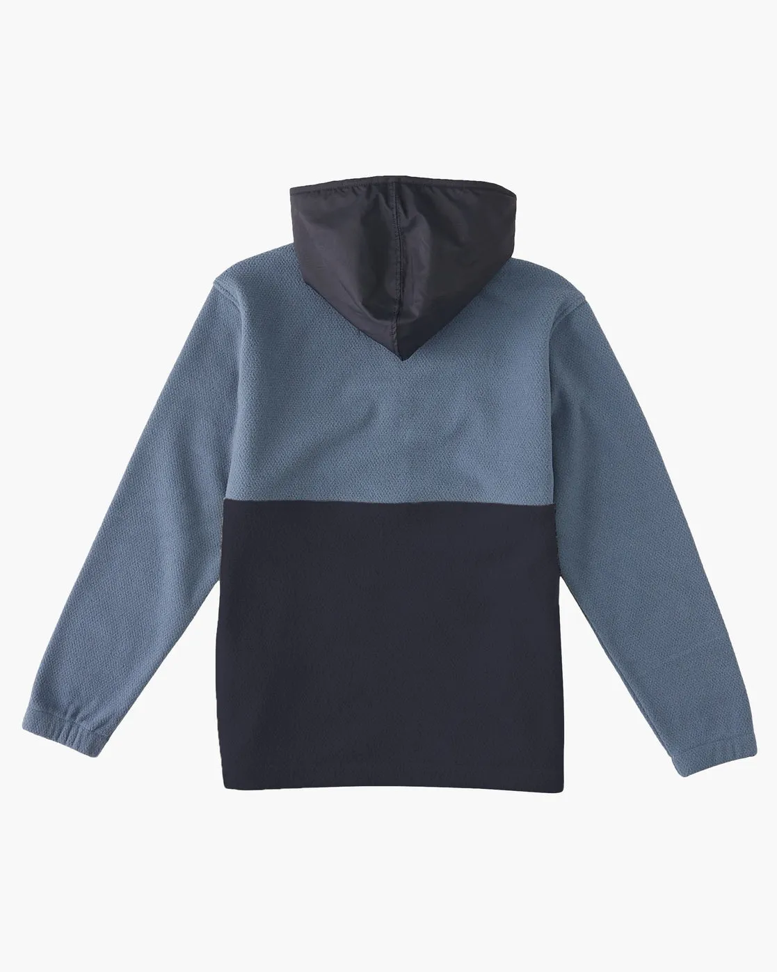 Boys Boundary Half-Zip Hooded Fleece - North Sea