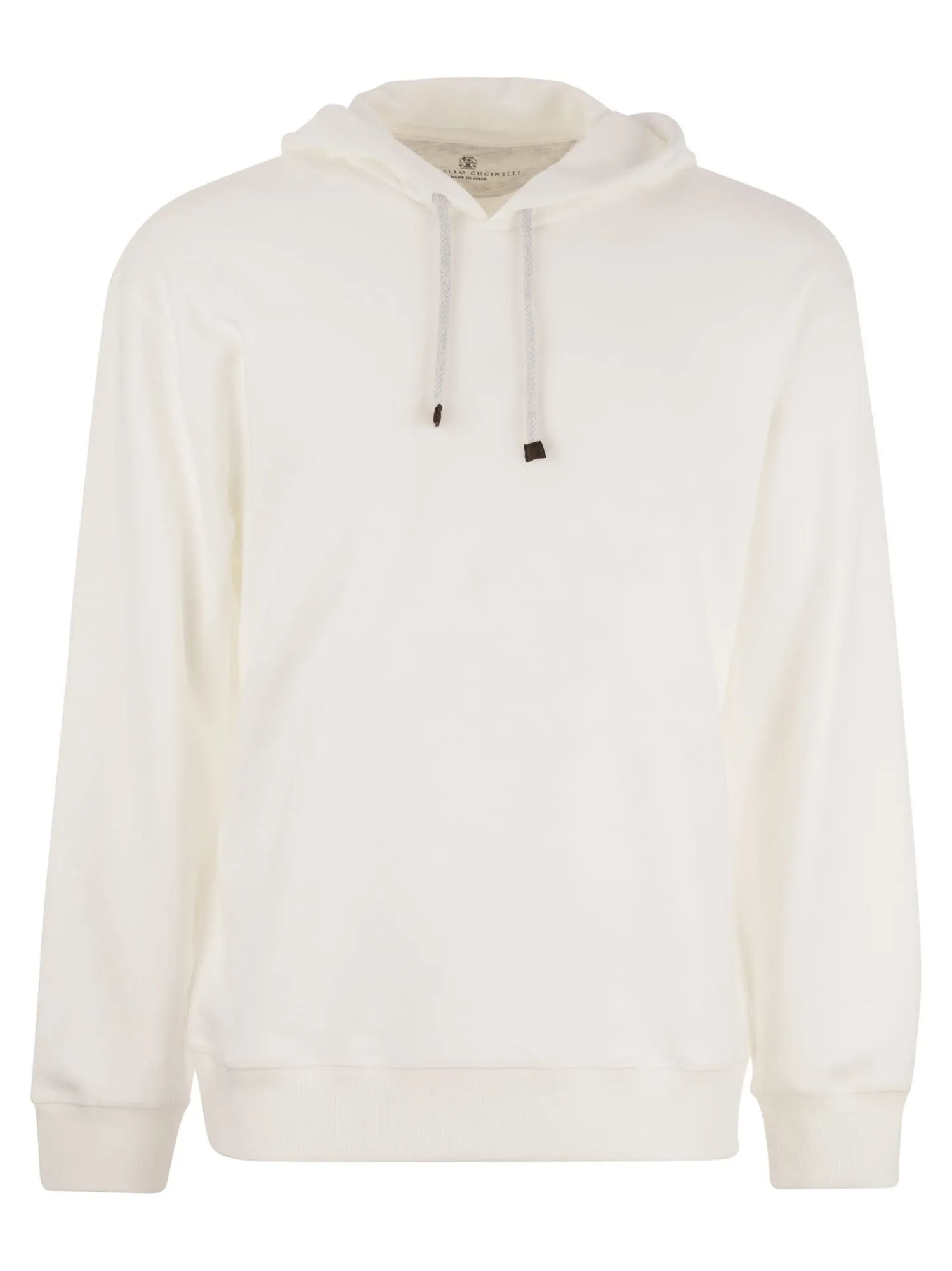 Brunello Cucinelli    Brunello Cucinelli Cotton Fleece Hooded Topwear