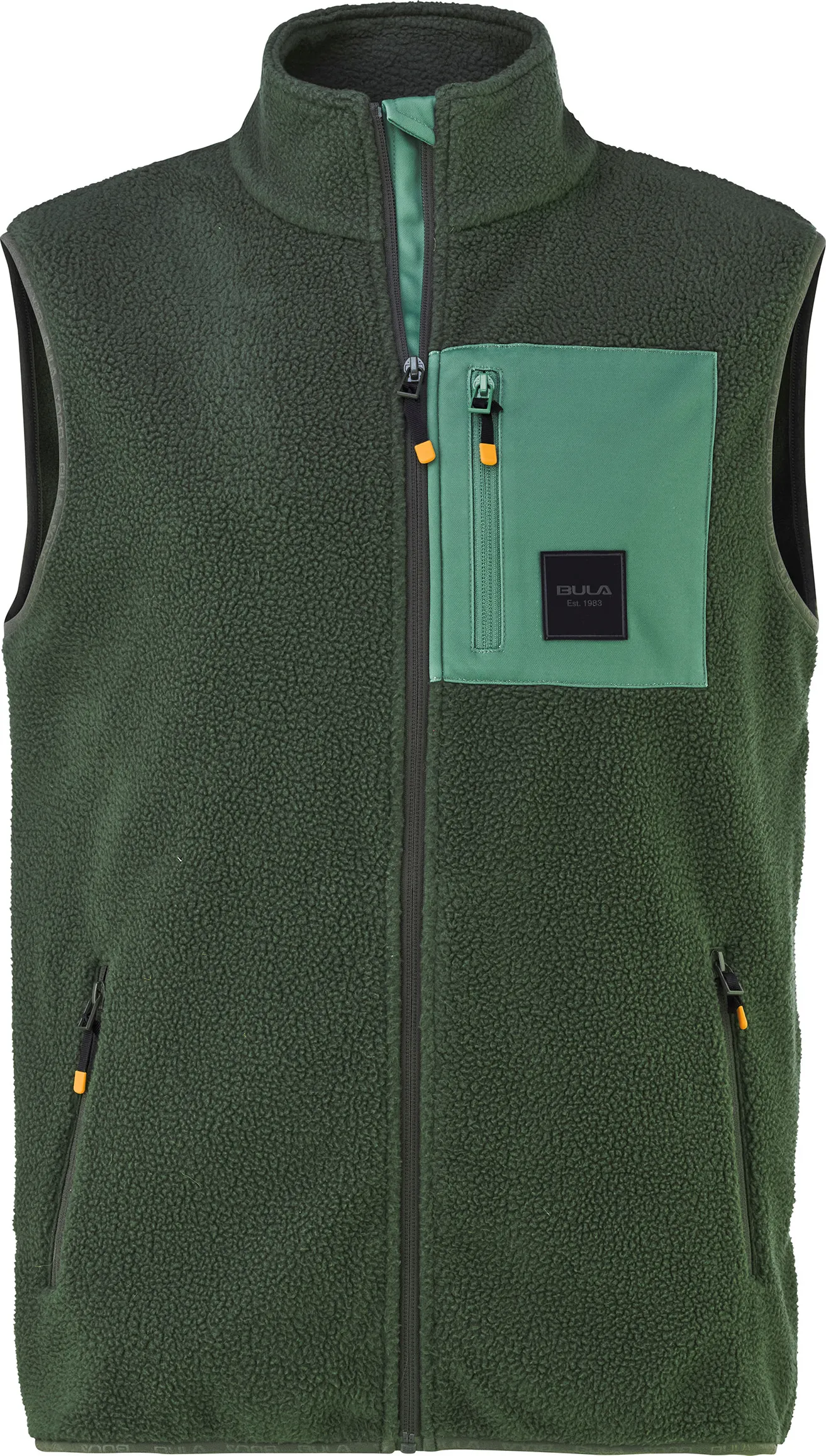 Bula Men's Basecamp Fleece Vest 2.0 Dolive | Buy Bula Men's Basecamp Fleece Vest 2.0 Dolive here | Outnorth