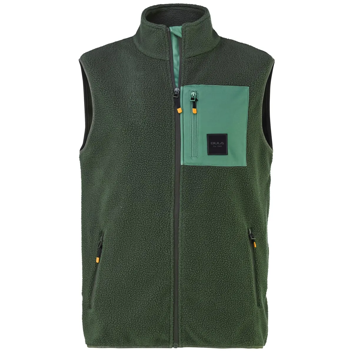 Bula Men's Basecamp Fleece Vest 2.0 Dolive | Buy Bula Men's Basecamp Fleece Vest 2.0 Dolive here | Outnorth