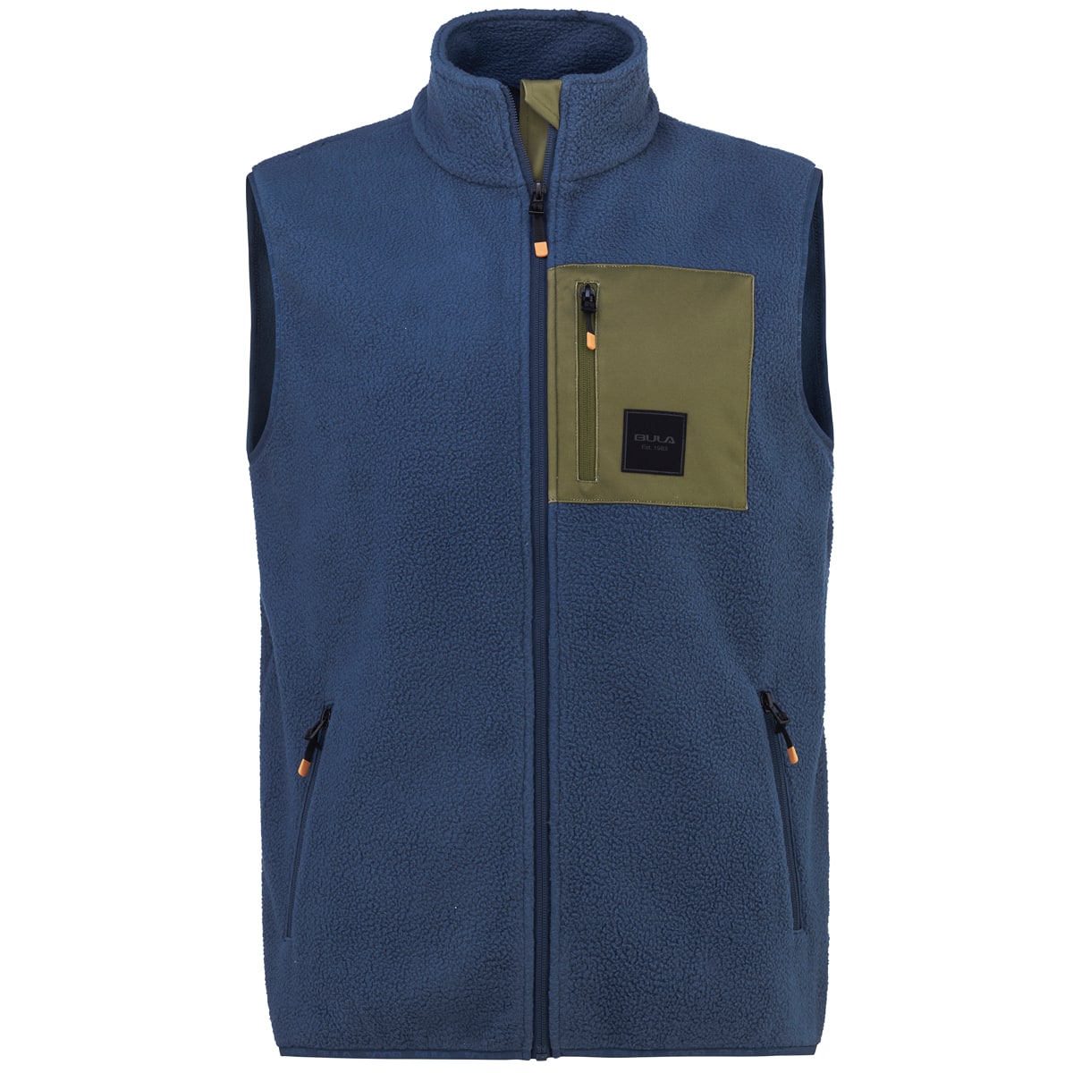 Bula Men's Basecamp Fleece Vest Denim | Buy Bula Men's Basecamp Fleece Vest Denim here | Outnorth