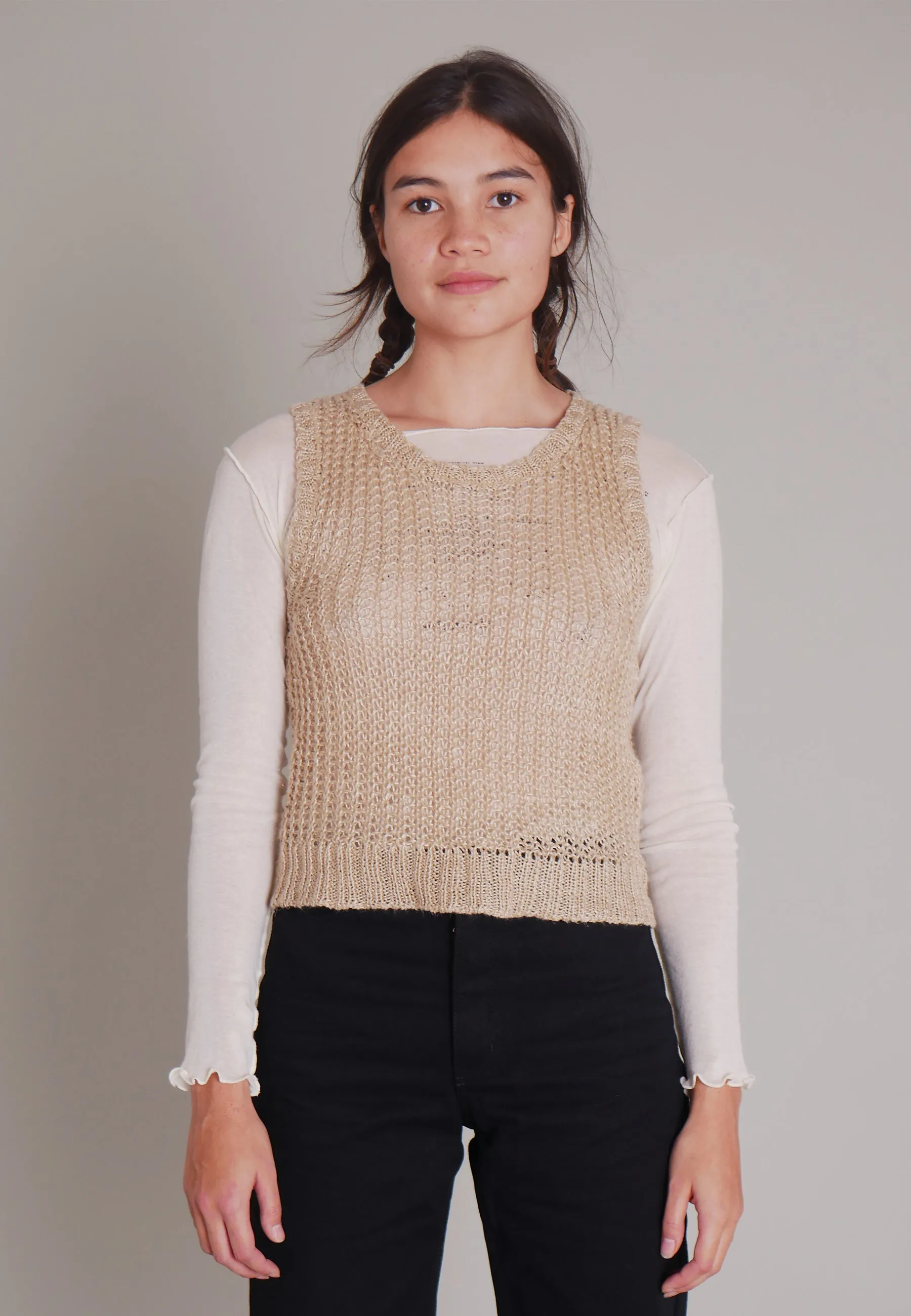 Bulma Tank Knit - natural