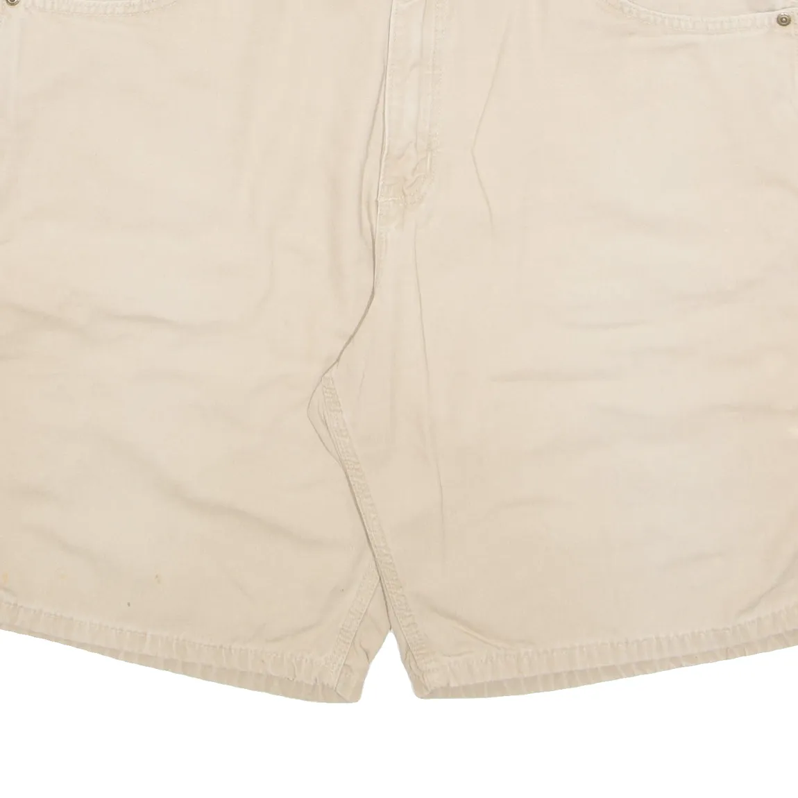 CARHARTT Cargo Carpenter Mens Workwear Shorts Beige XL W40