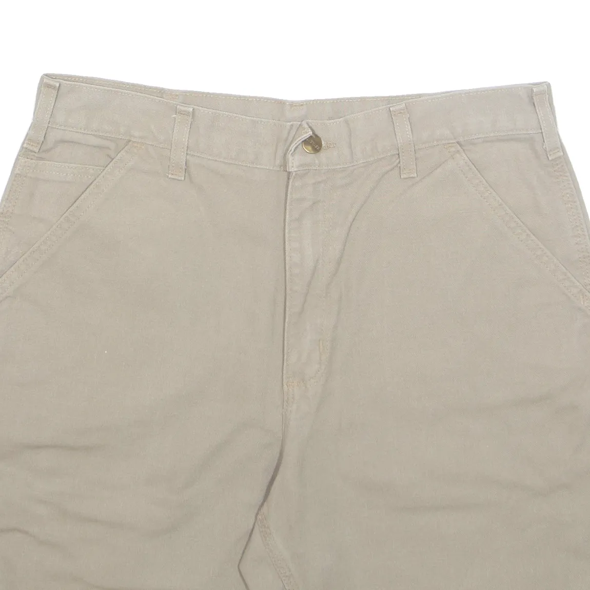 CARHARTT Cargo Carpenter Womens Workwear Shorts Beige M W33