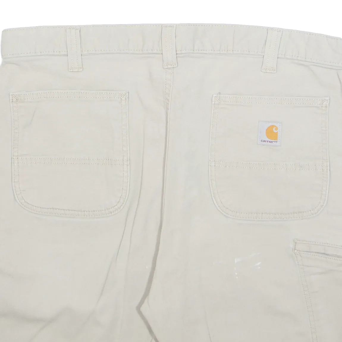 CARHARTT Cargo Mens Workwear Shorts Beige Relaxed XL W38