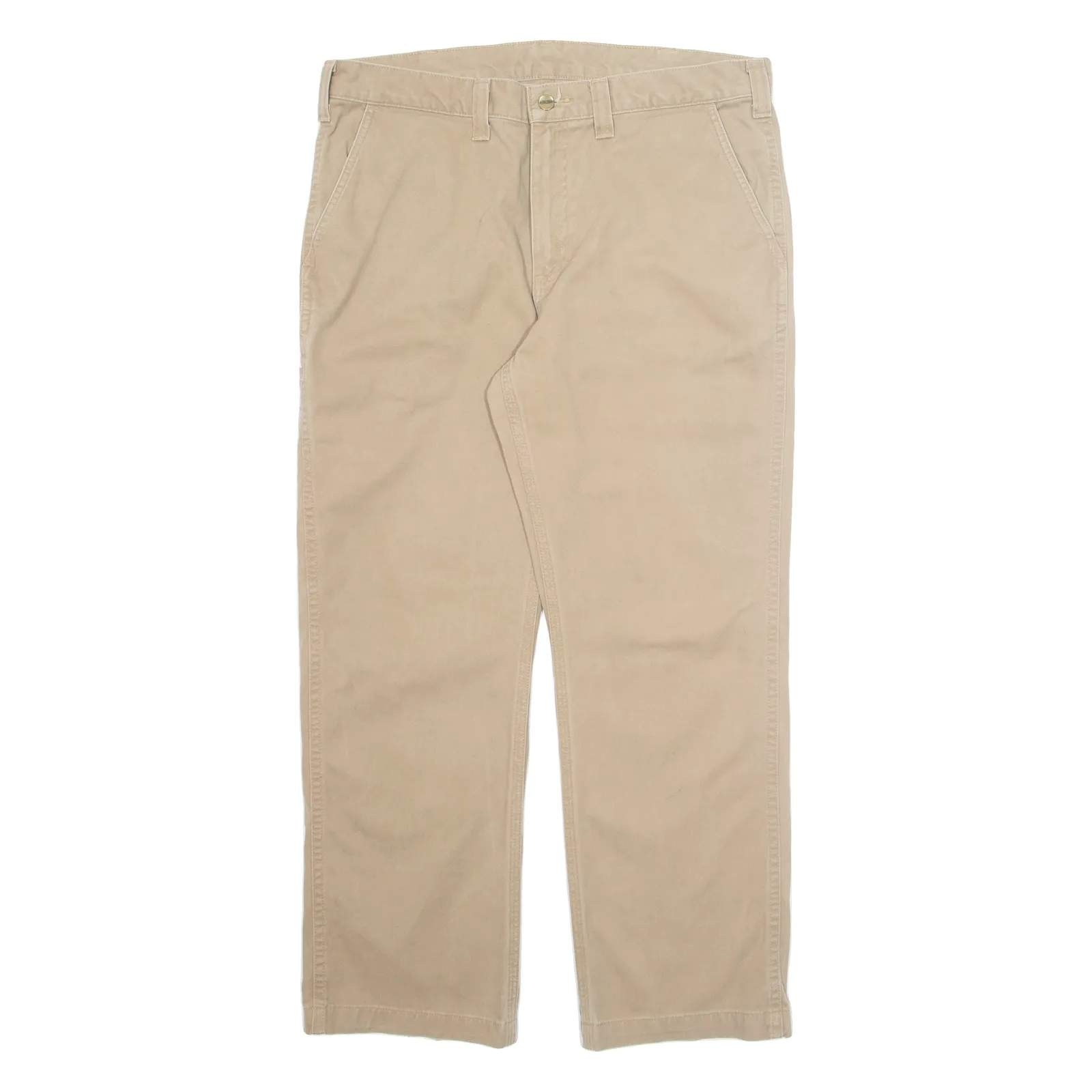 CARHARTT Mens Trousers Beige Regular Straight W36 L30