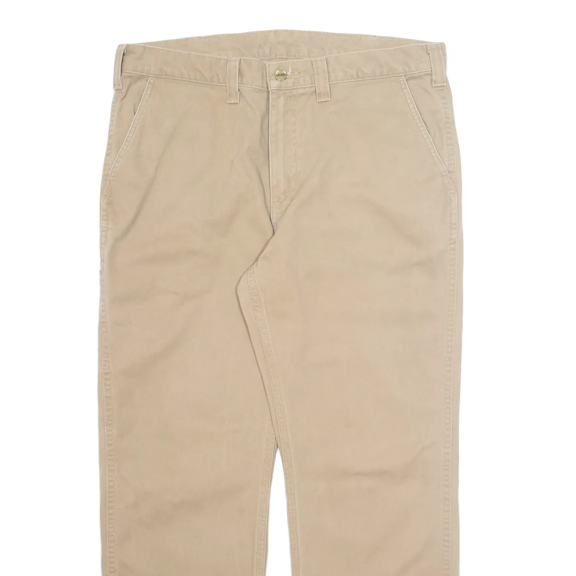 CARHARTT Mens Trousers Beige Regular Straight W36 L30