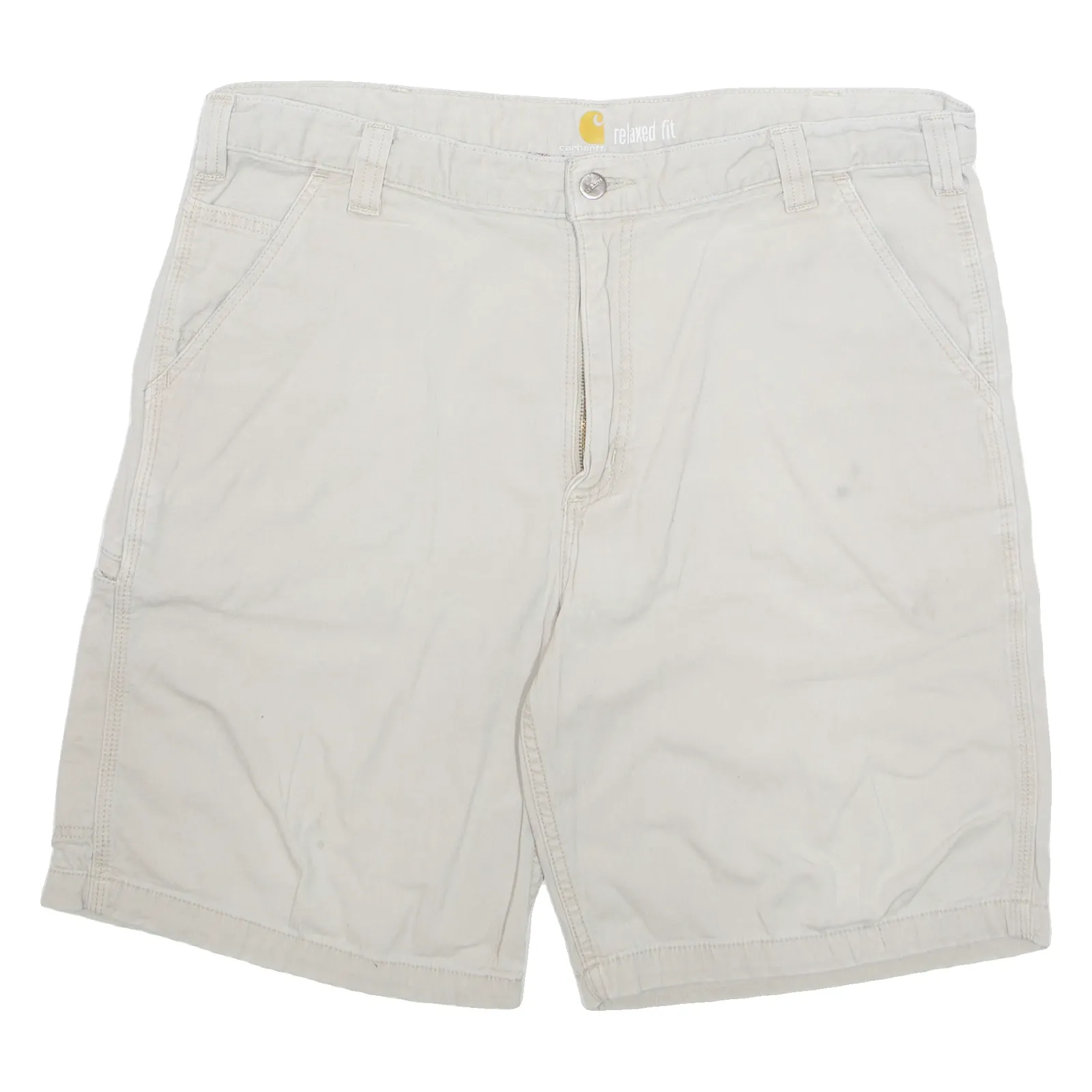 CARHARTT Mens Workwear Shorts Beige Relaxed XL W38