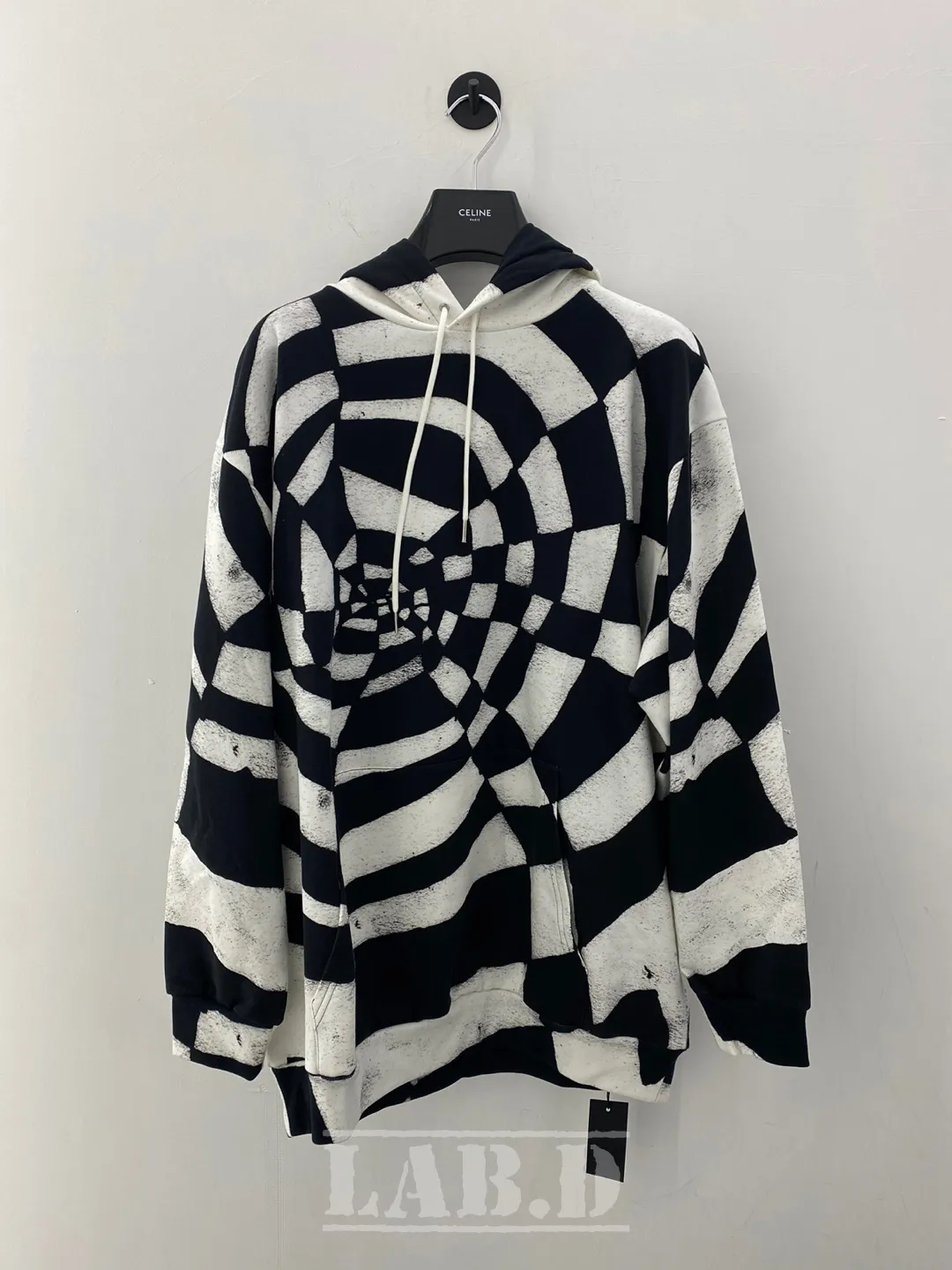 CELINE  |ARTIST PRINT HOODIE IN FLEECE