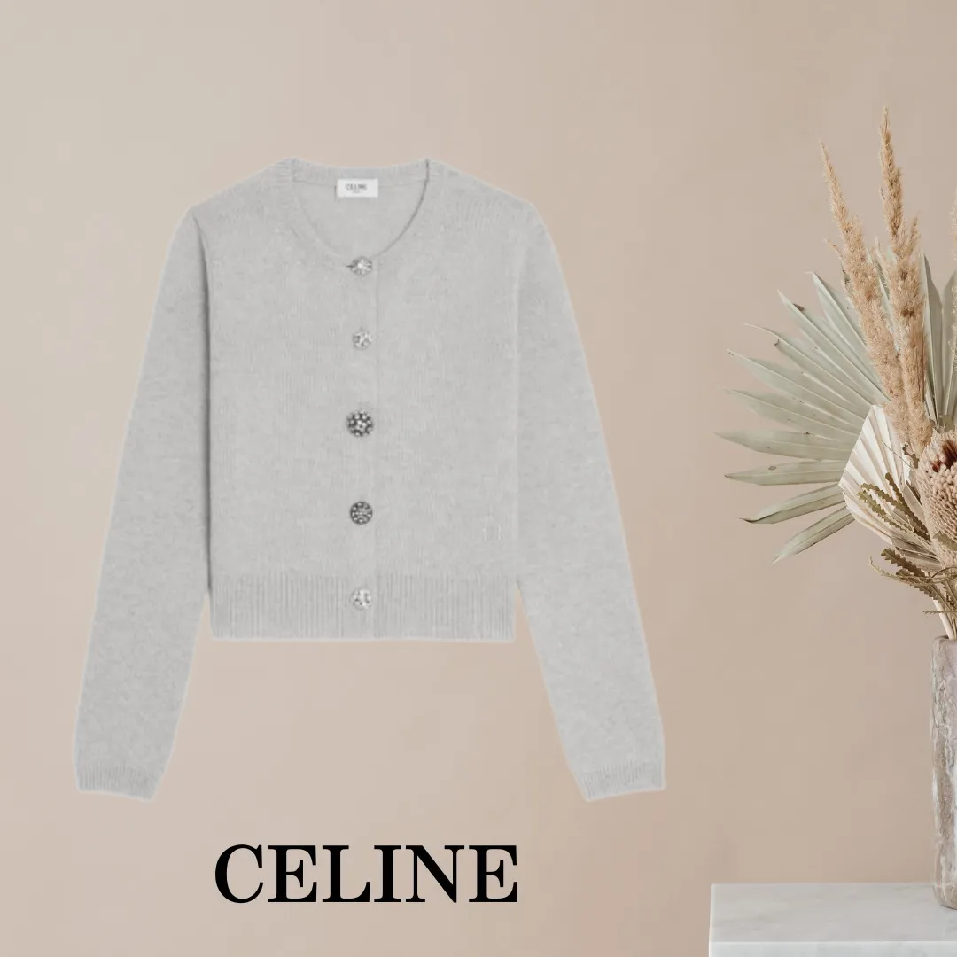 CELINE  |CELINE LOOSE HOODIE IN COTTON FLEECE