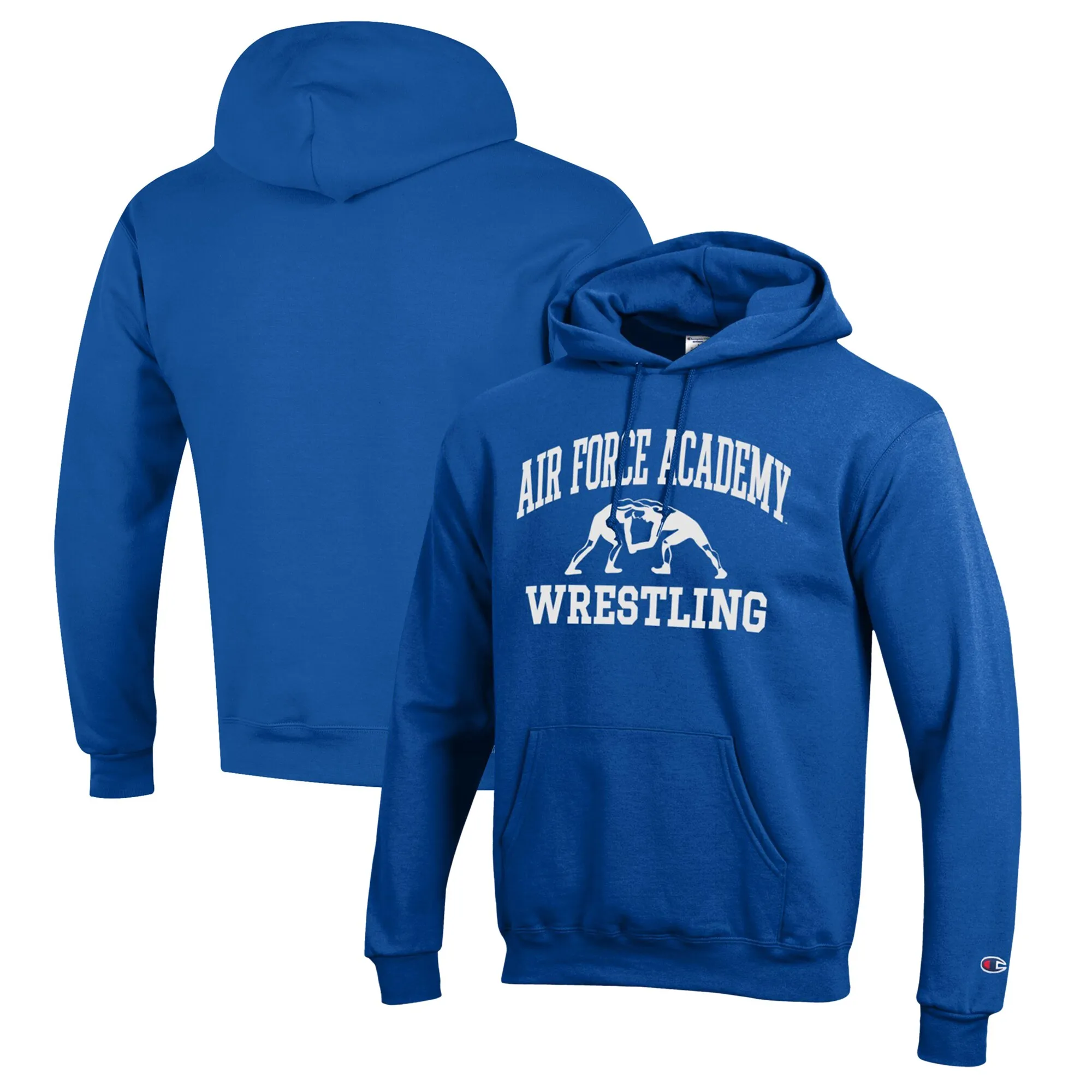 Champion Air Force Falcons Royal Wrestling Icon Pullover Hoodie