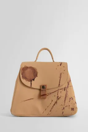 cherevichkiotvichki painted leather top handle bag